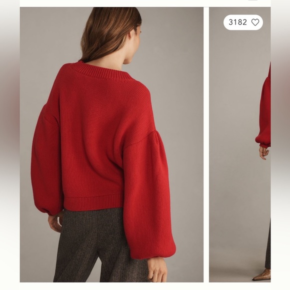 Anthropologie Maeve Sweater Take Me to Milan' graphic city sweater size xl nwot - Picture 2 of 7